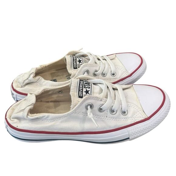 Converse Classic White Slip on SHORELINE Sneakers Size 7 - Picture 1 of 10